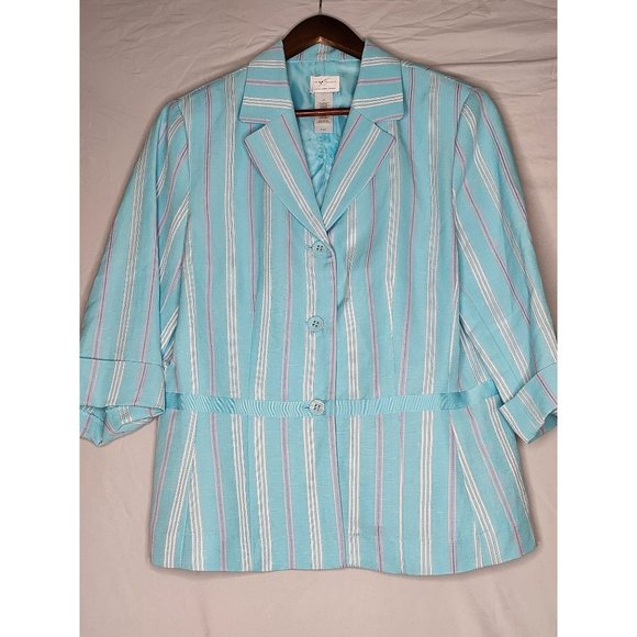 Emma & James Linen Jacket Blazer Size 12 Linen Blend‎ - Picture 1 of 7